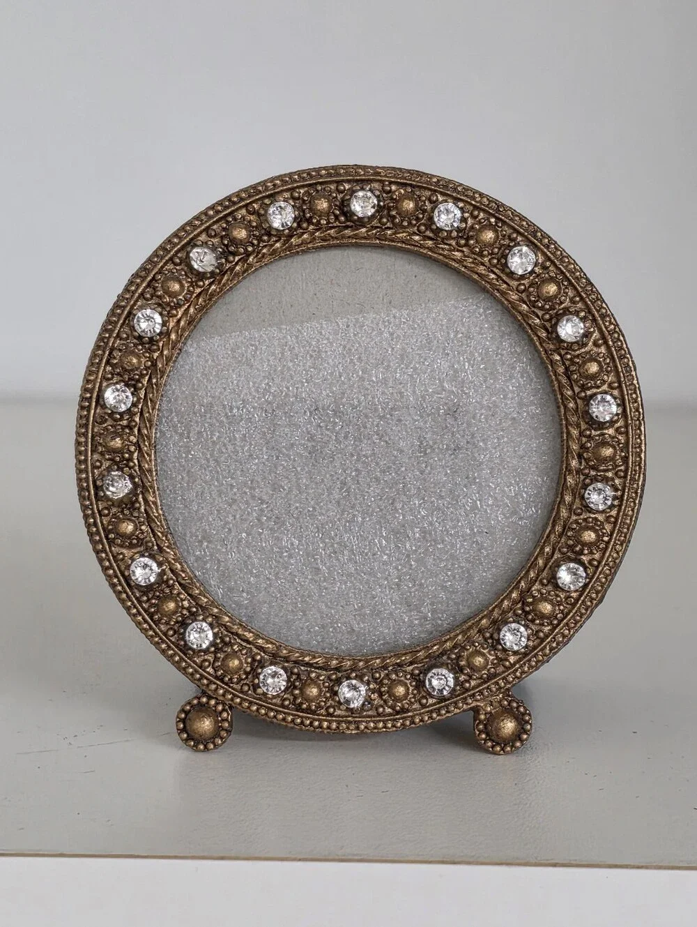 The Bombay Company Jeweled Mini Round Picture Frame